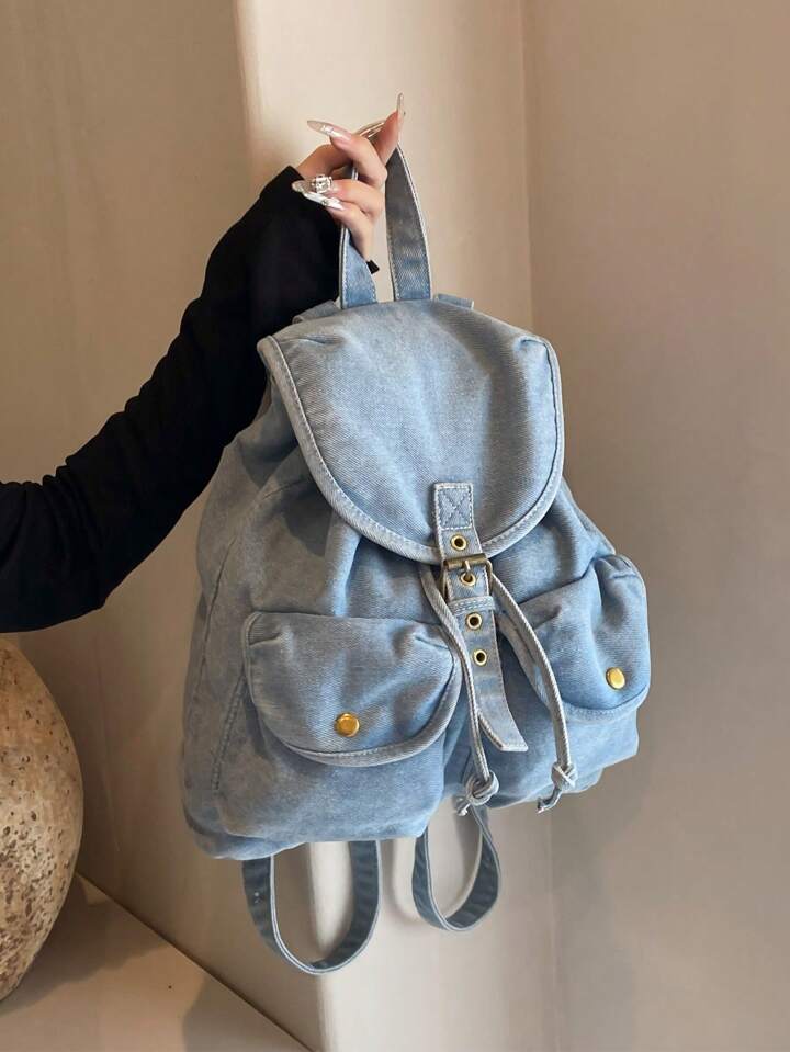 Denim bagpack