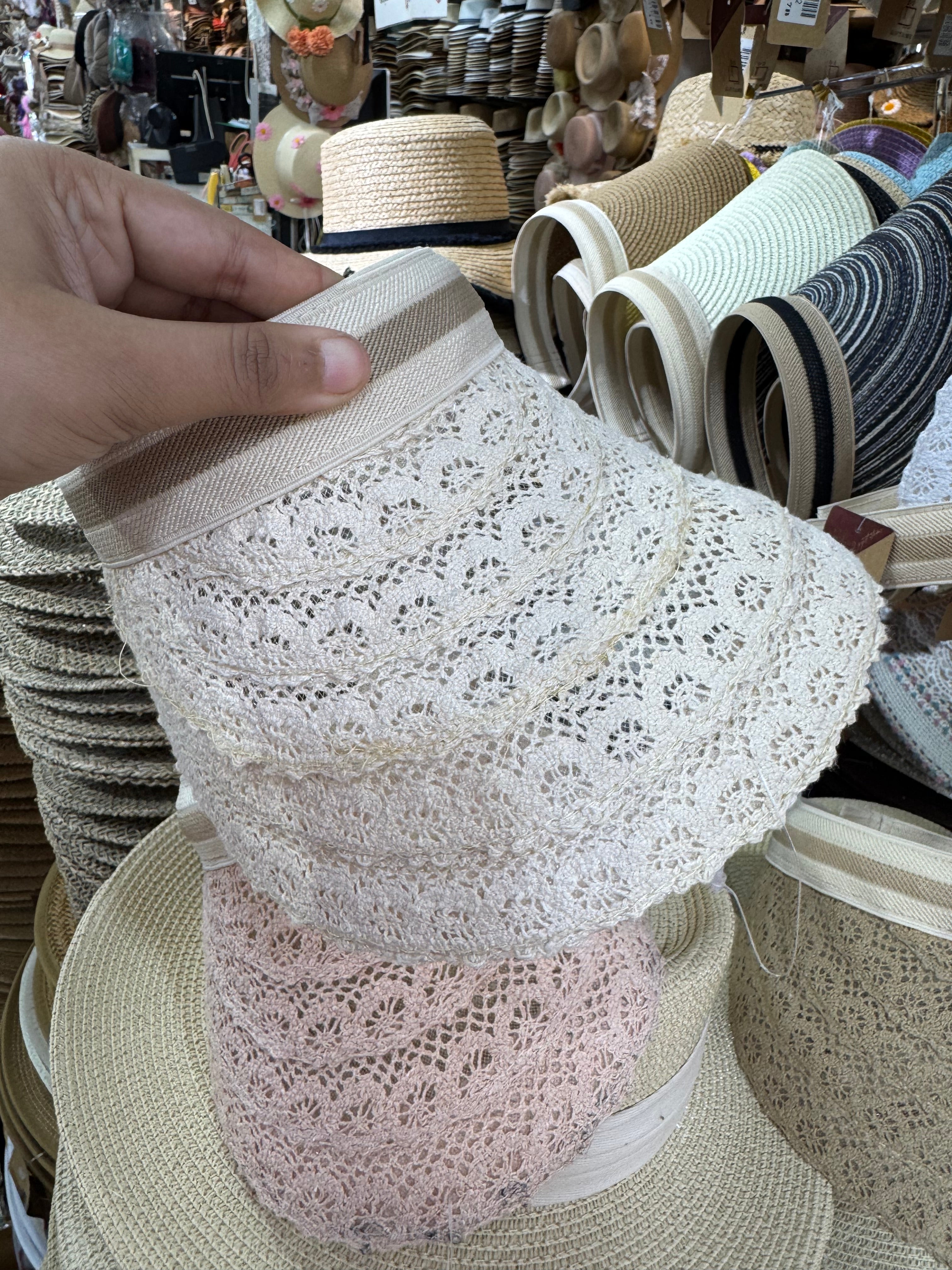 Lace hat band