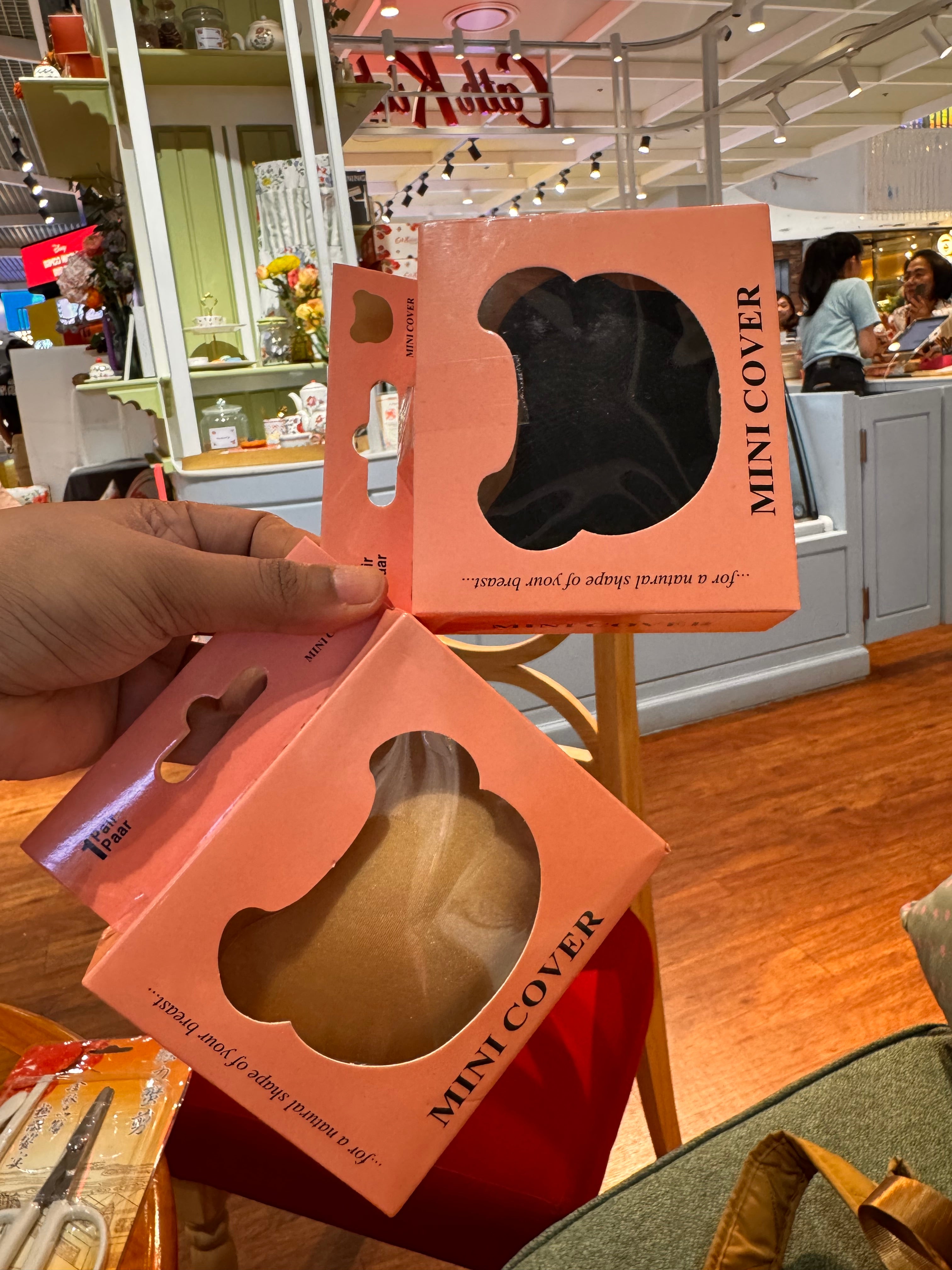 1 pair Bear shaped nipple covers