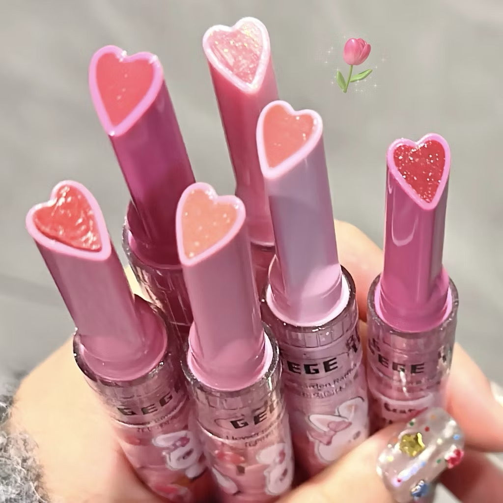 Heart lip gloss