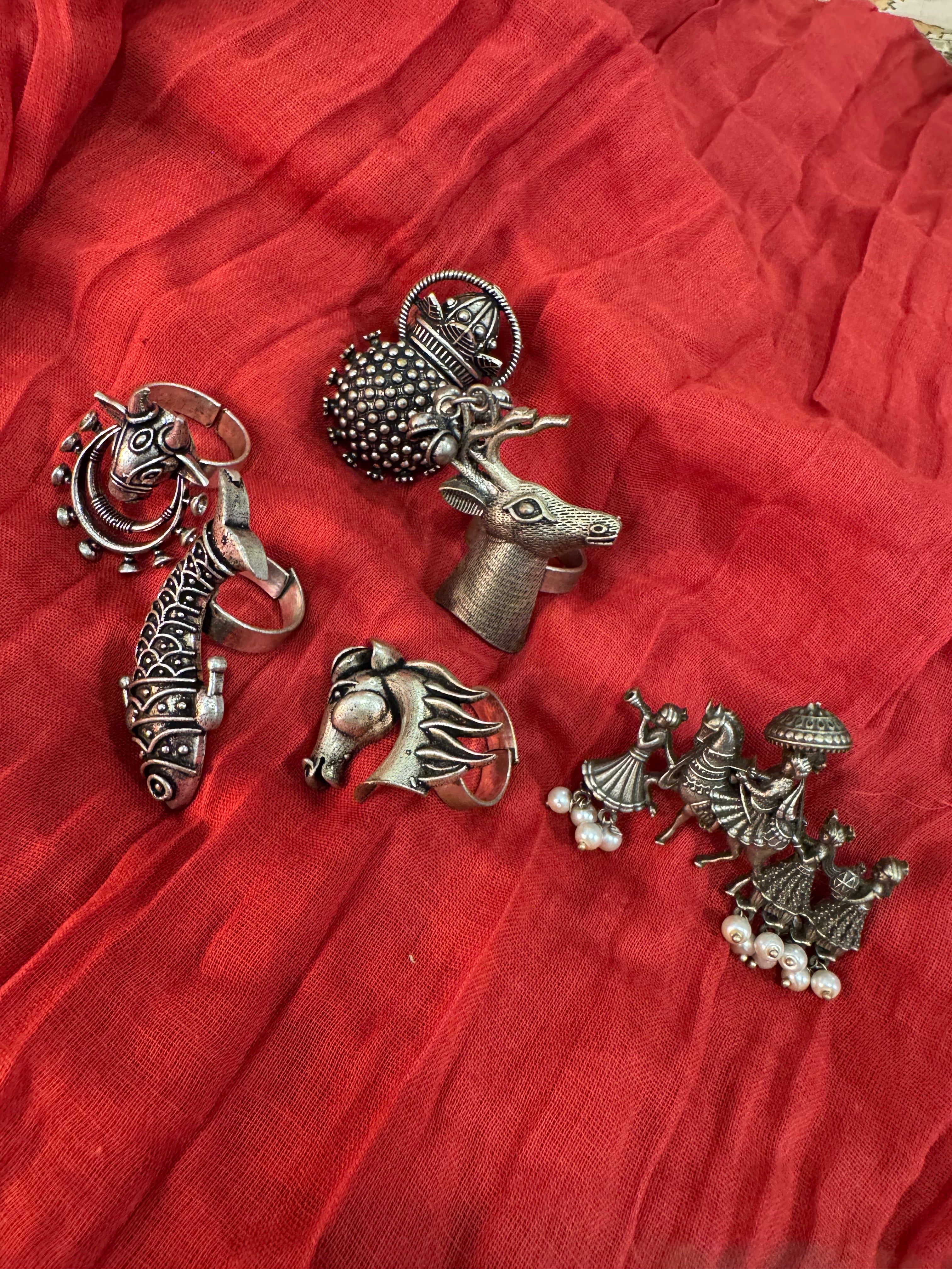 Metal Figure rings