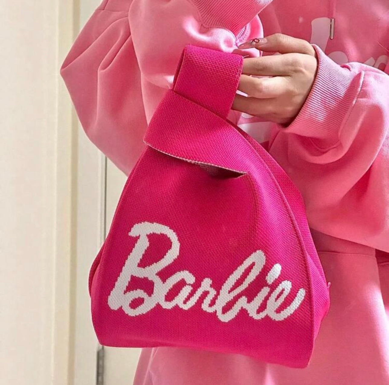 Barbie knot bag