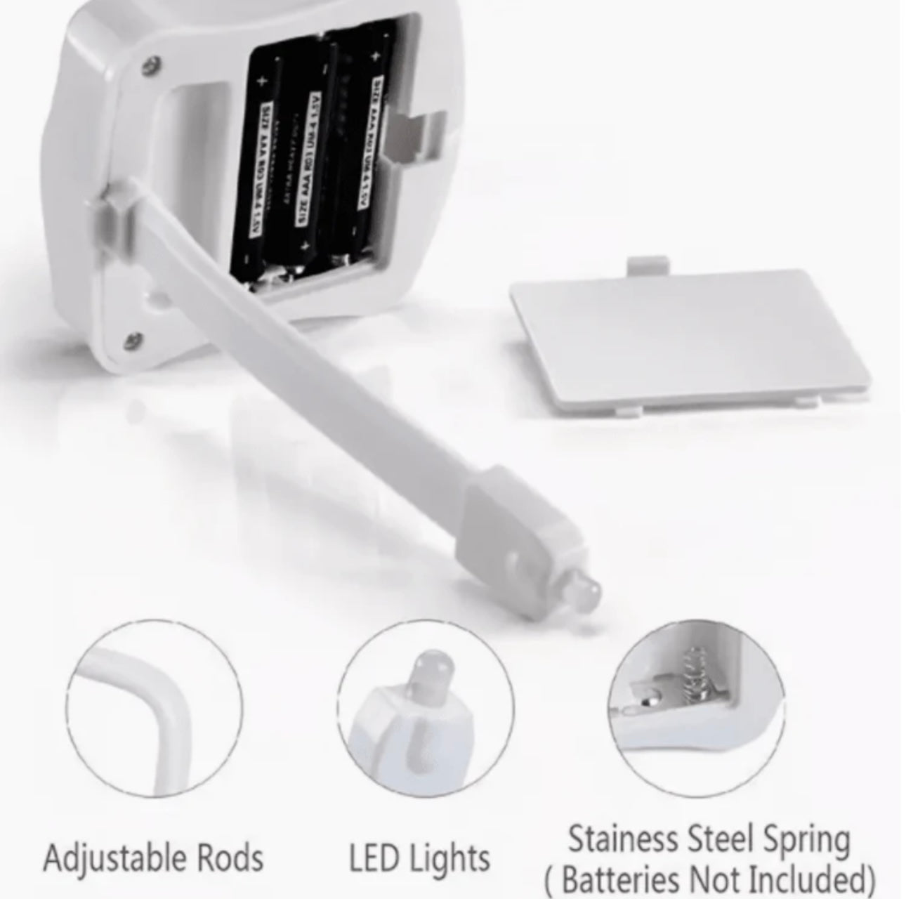 Elegant Toilet Sensor Night Light, Hanging Motion Sensor Toilet Seat Light LED Light'