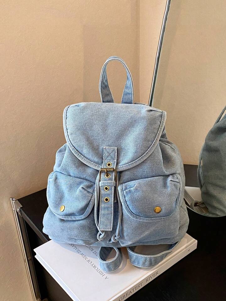 Denim bagpack