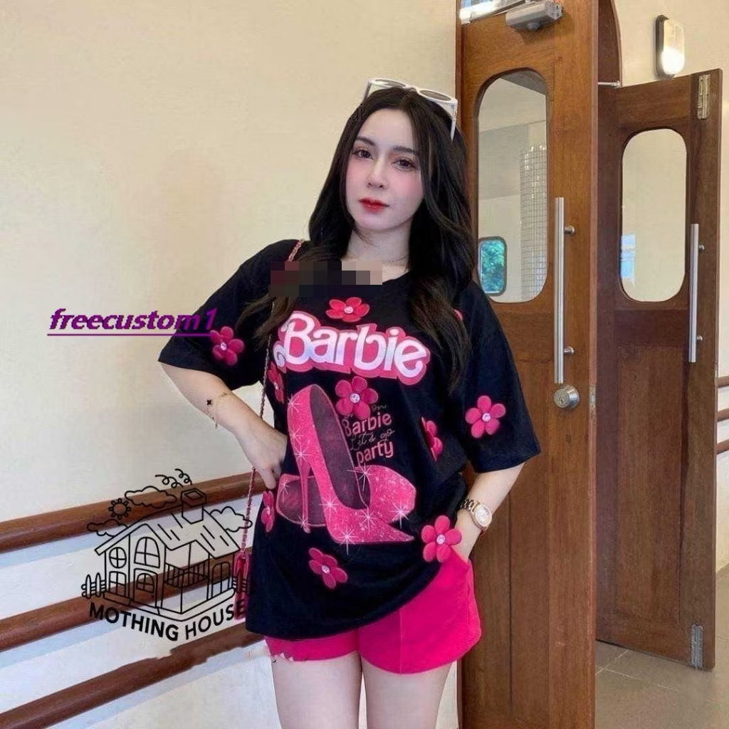 Barbie shots with tshirt