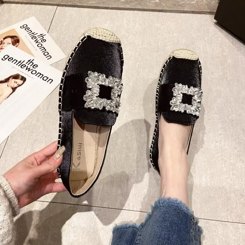 Jute loafers