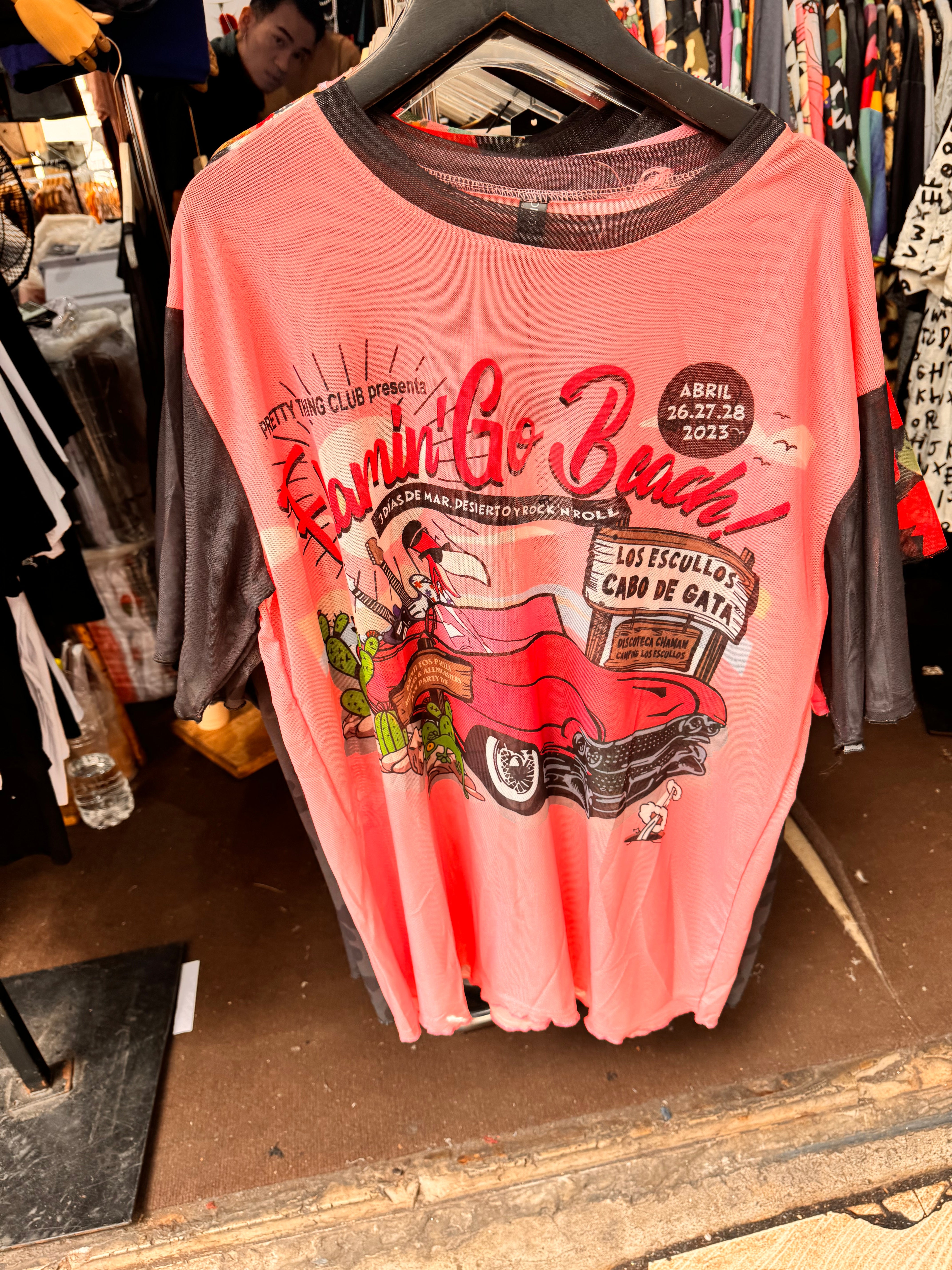 See through stretchable Tshirt