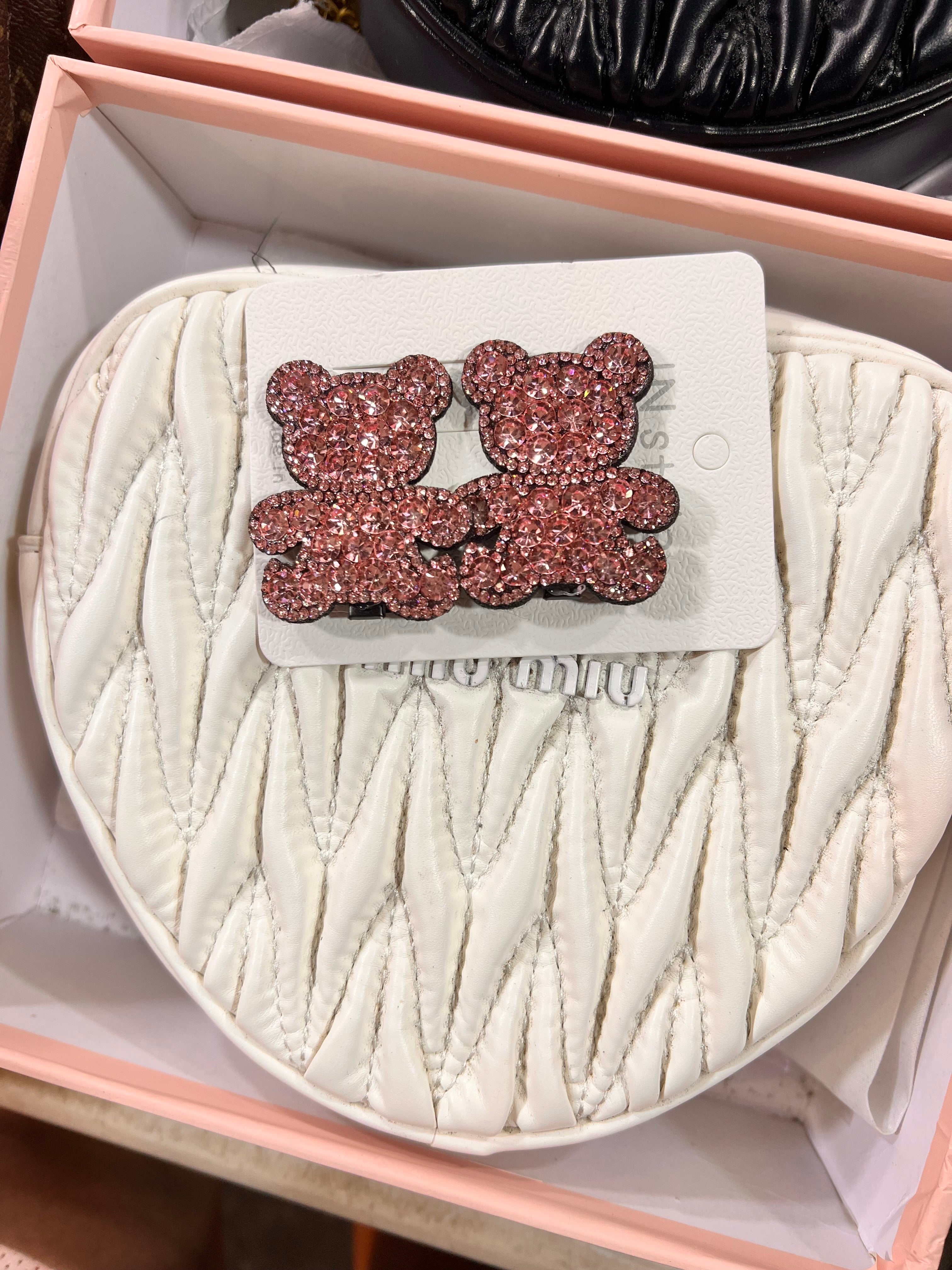 Teddy Rhinestone Pin