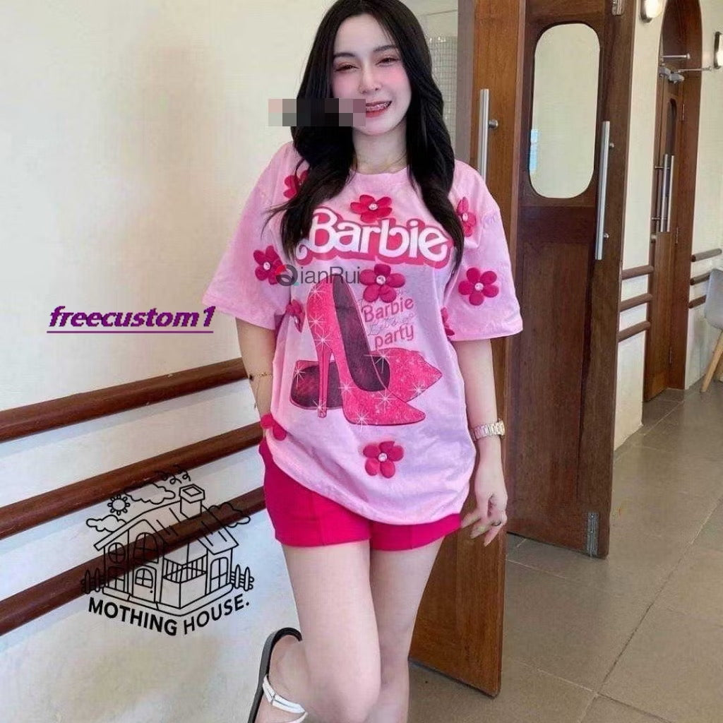 Barbie shots with tshirt