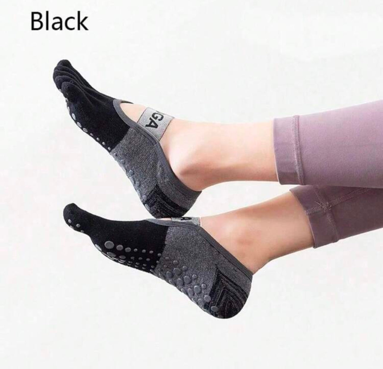 Yoga Socks With Grips For Women, Non-Slip Socks For Pilates, Barre, Ballet, Dance, Fitness