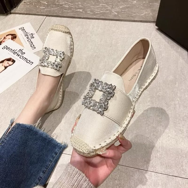 Jute loafers