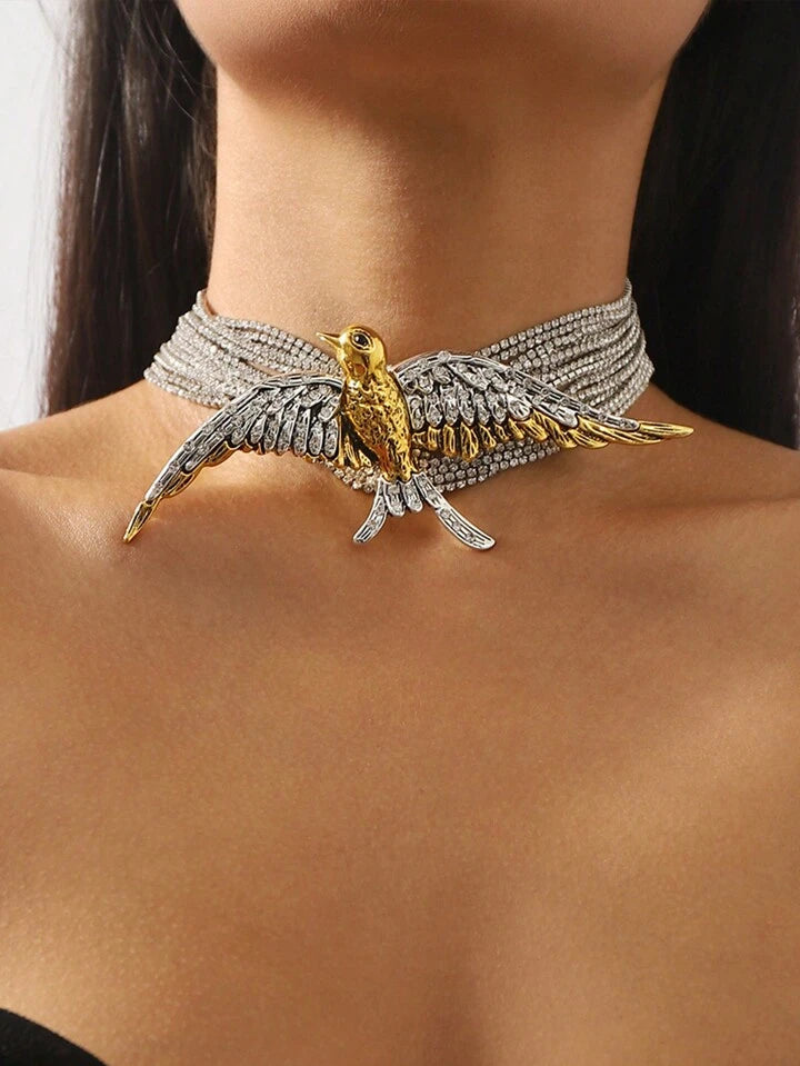 Flying bird choker Flying bird choker