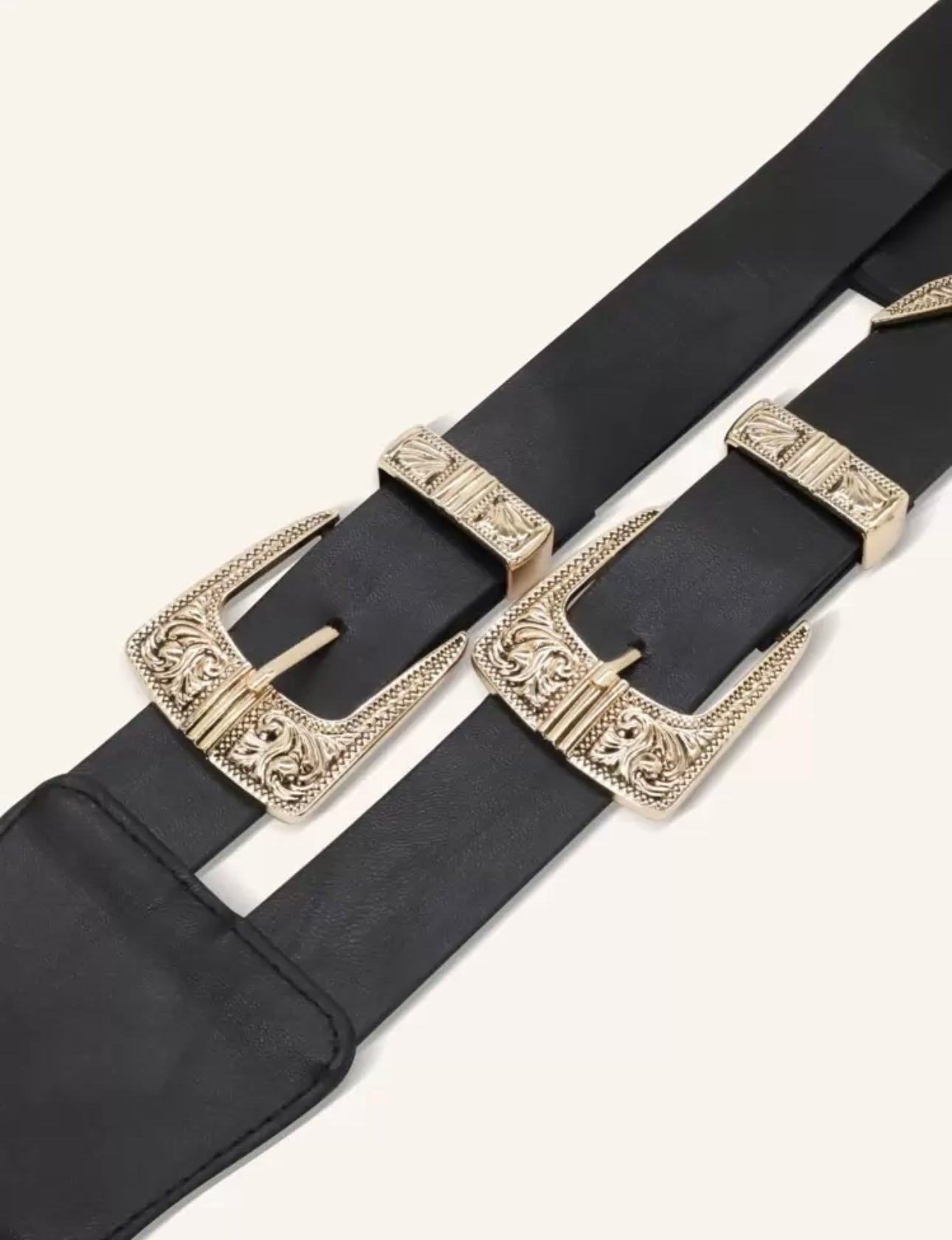 Double buckle belt