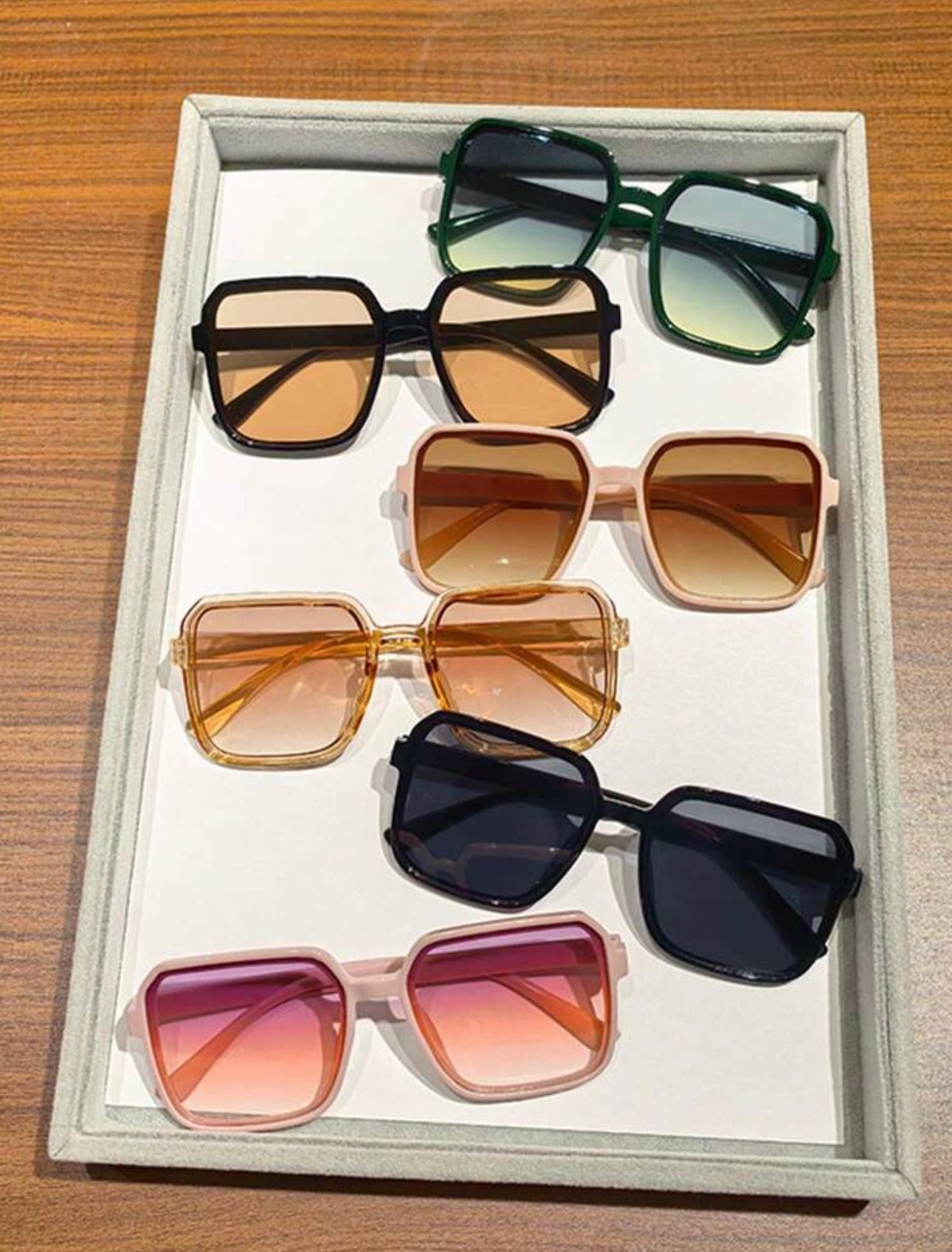 6 pc sunglass set