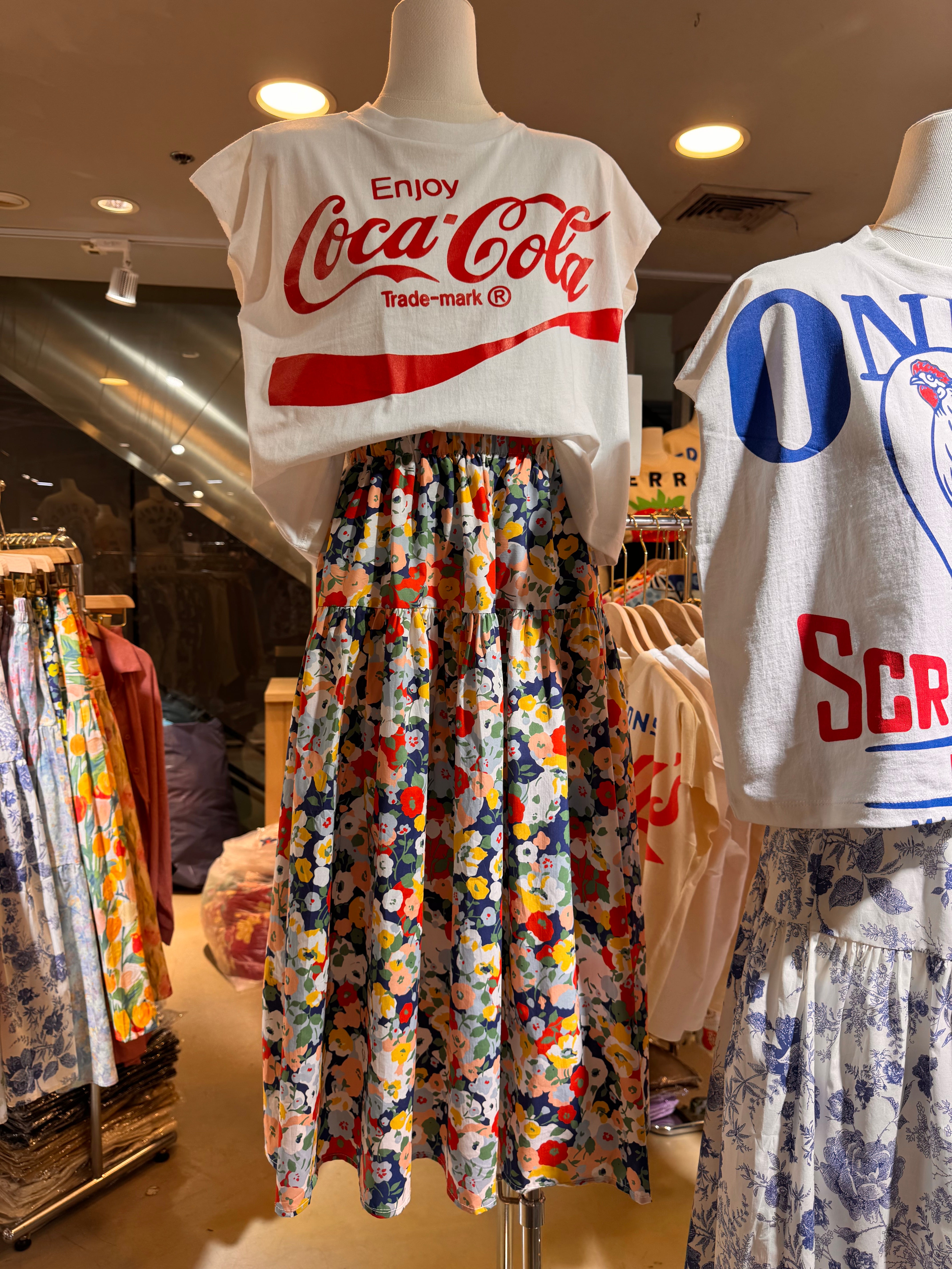 Floral set Coca Cola