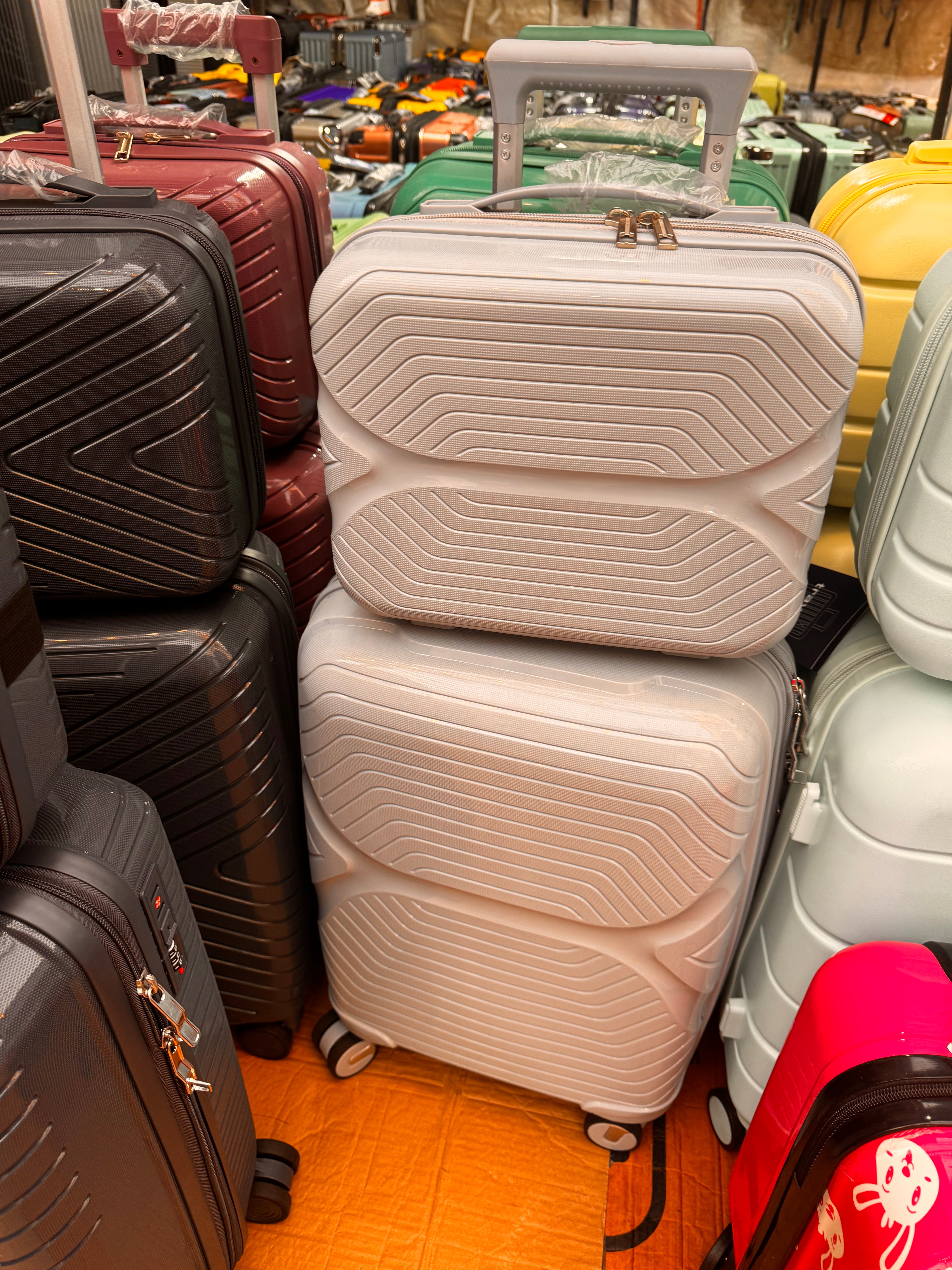 Double 2 pc vanity cabin luggage