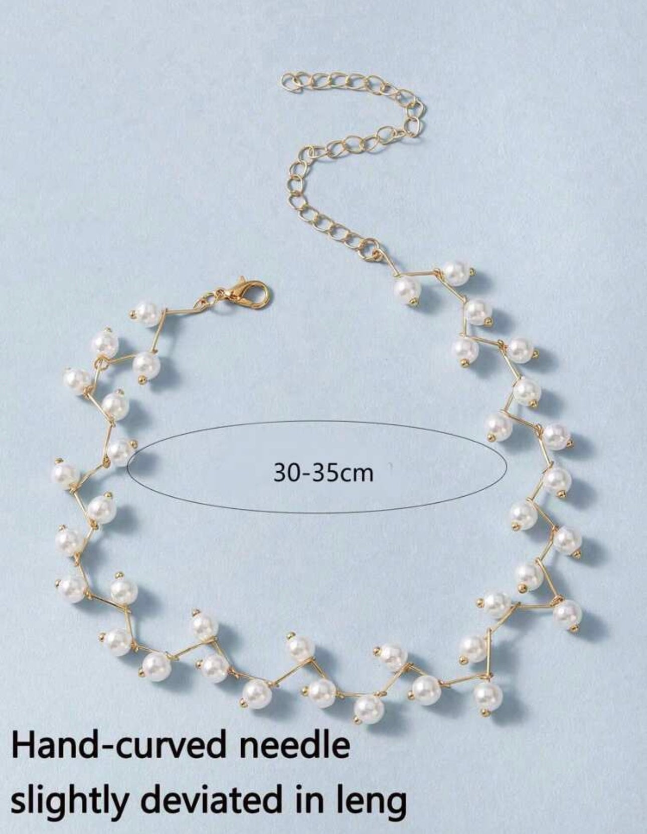 1pc Delicate Random Faux Pearl Necklace