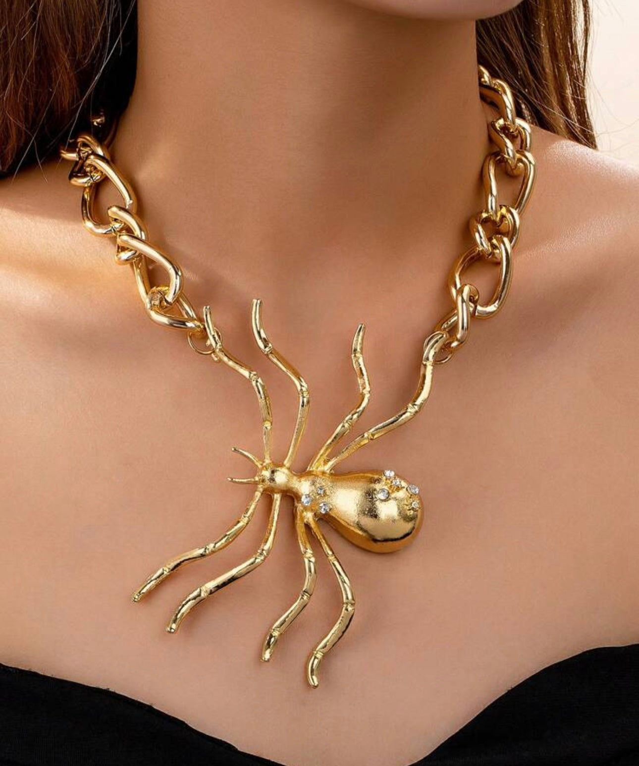 Spiral metal Neckpiece