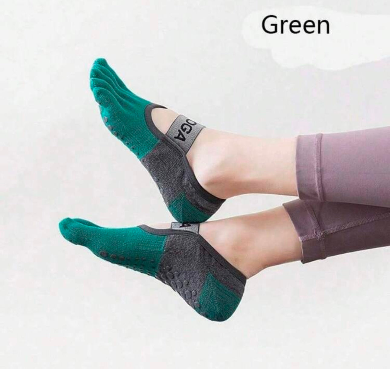 Yoga Socks With Grips For Women, Non-Slip Socks For Pilates, Barre, Ballet, Dance, Fitness
