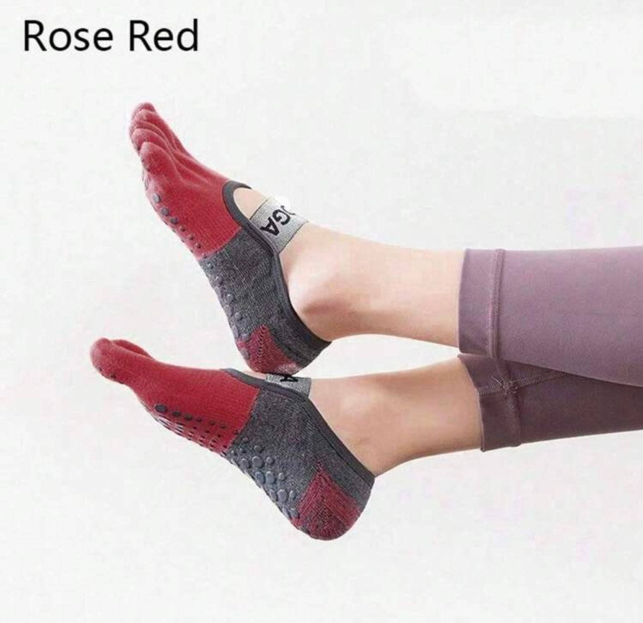 Yoga Socks With Grips For Women, Non-Slip Socks For Pilates, Barre, Ballet, Dance, Fitness