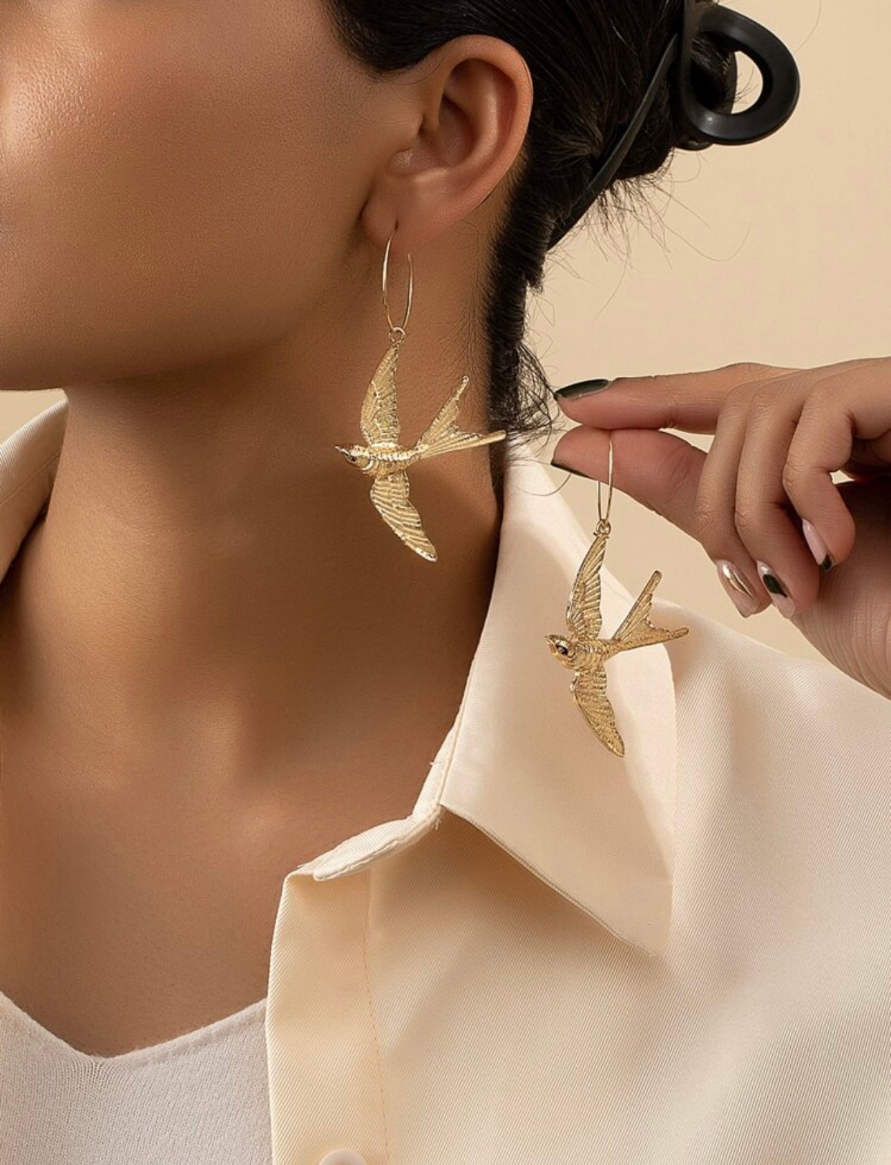 Bird Drop Earrings