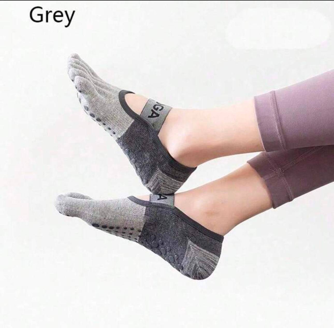Yoga Socks With Grips For Women, Non-Slip Socks For Pilates, Barre, Ballet, Dance, Fitness