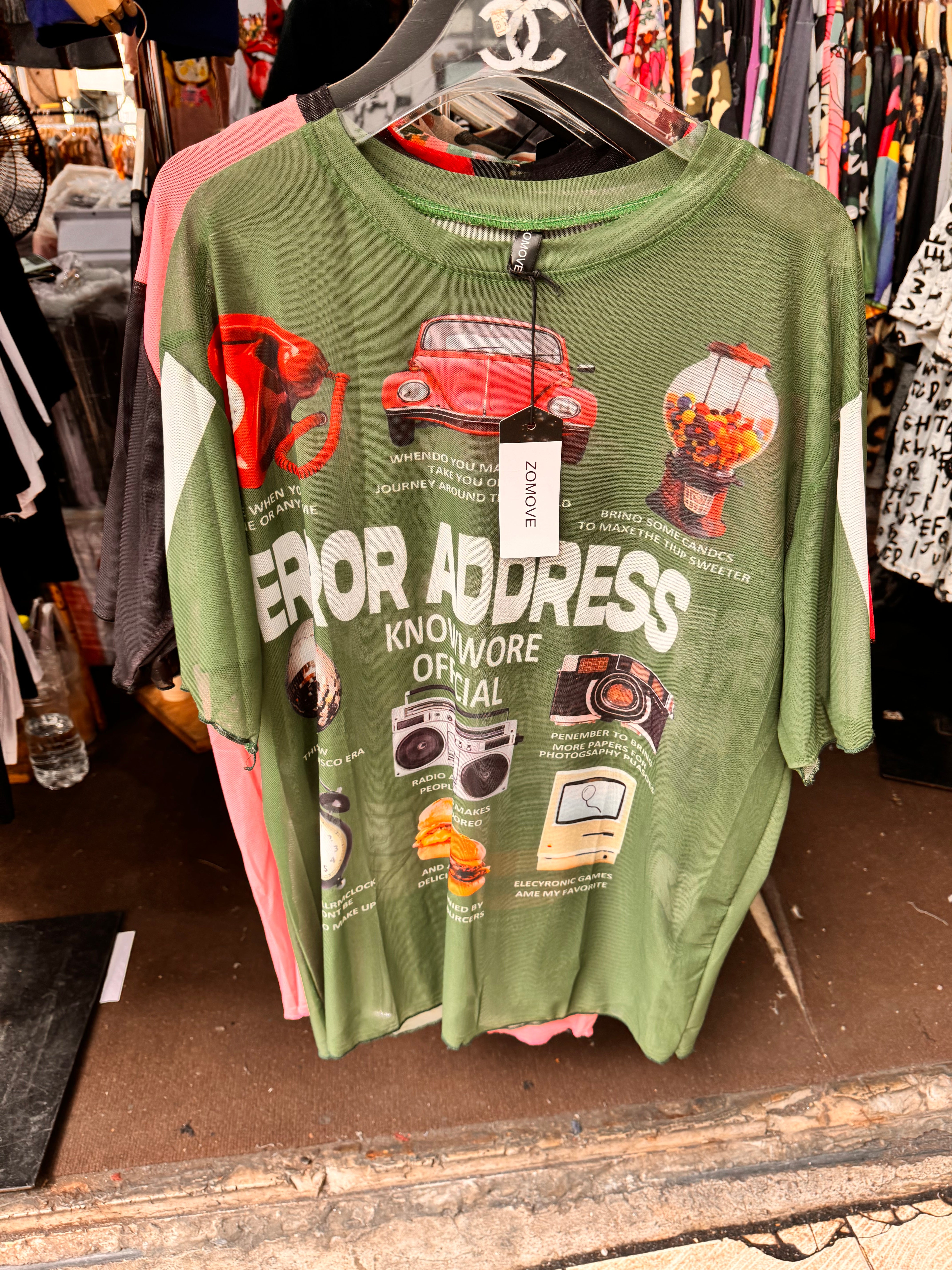 See through stretchable Tshirt