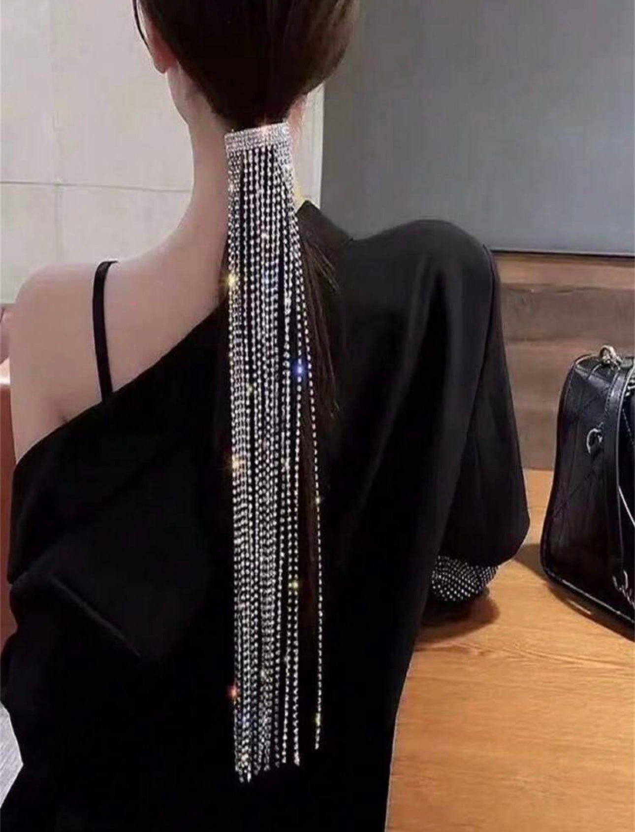 Rhinestone Ponytail