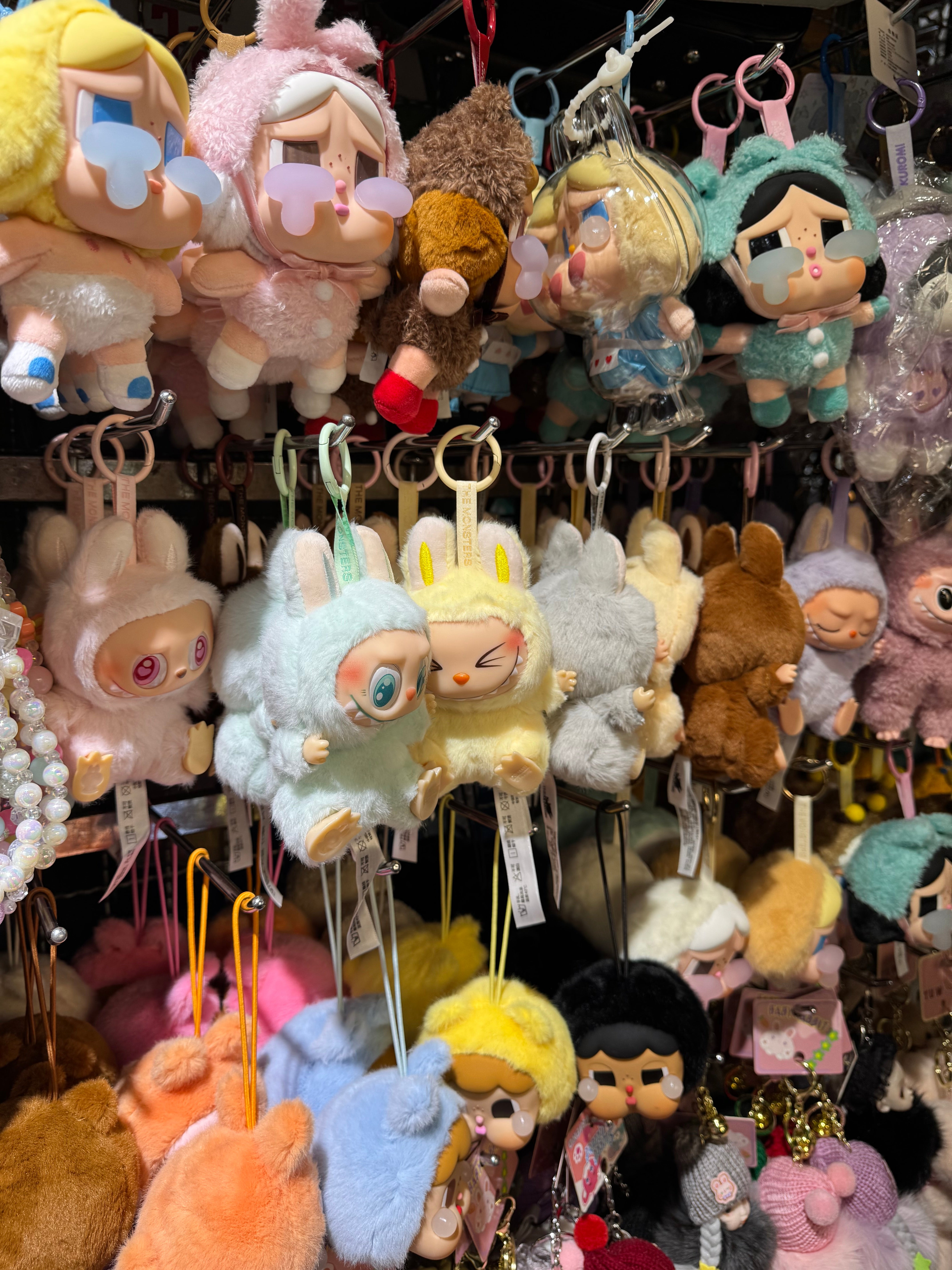 Labubu & Cry Baby bag charm /key charm