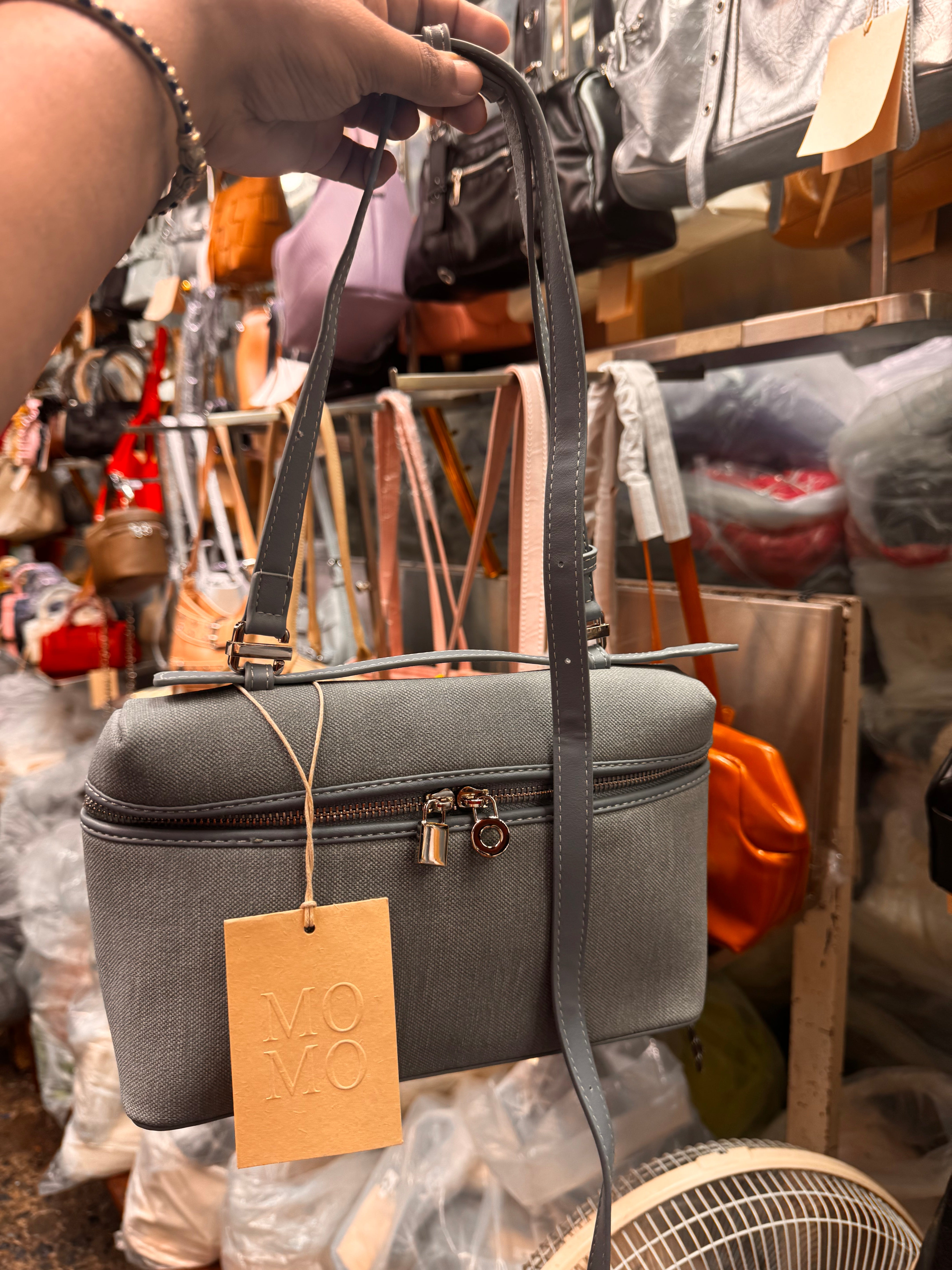 T denim bag