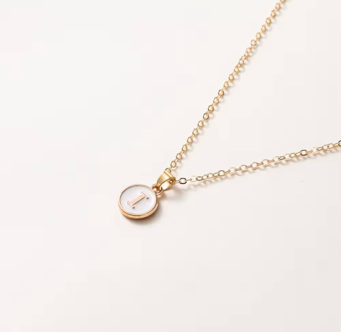 Letter Pendant Necklace