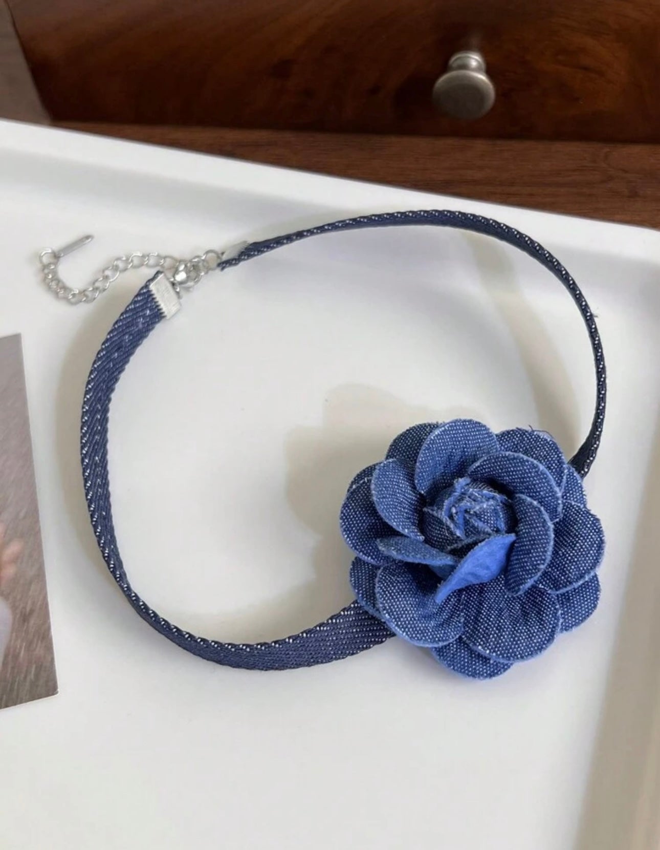 Denim Choker