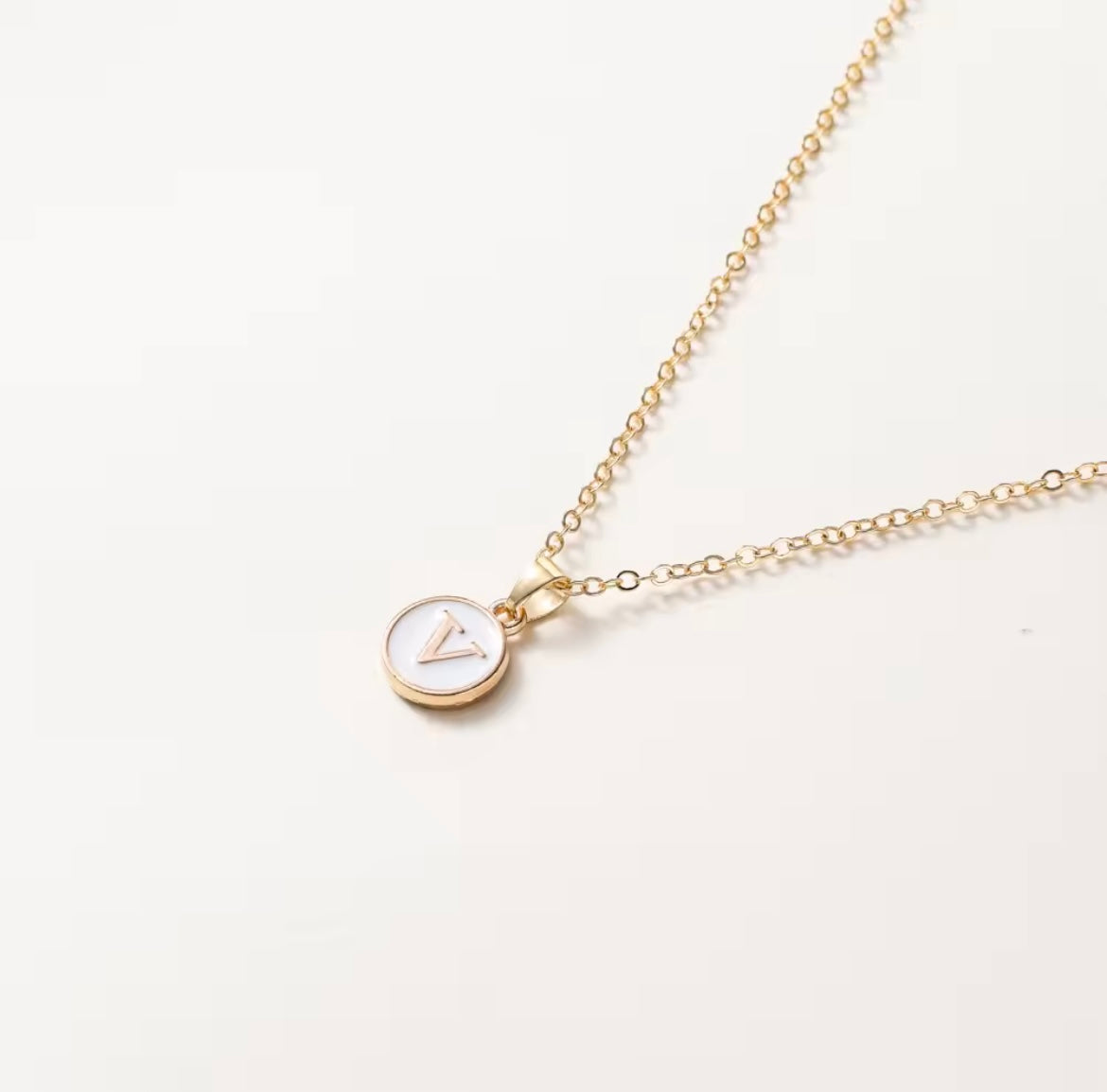 Letter Pendant Necklace