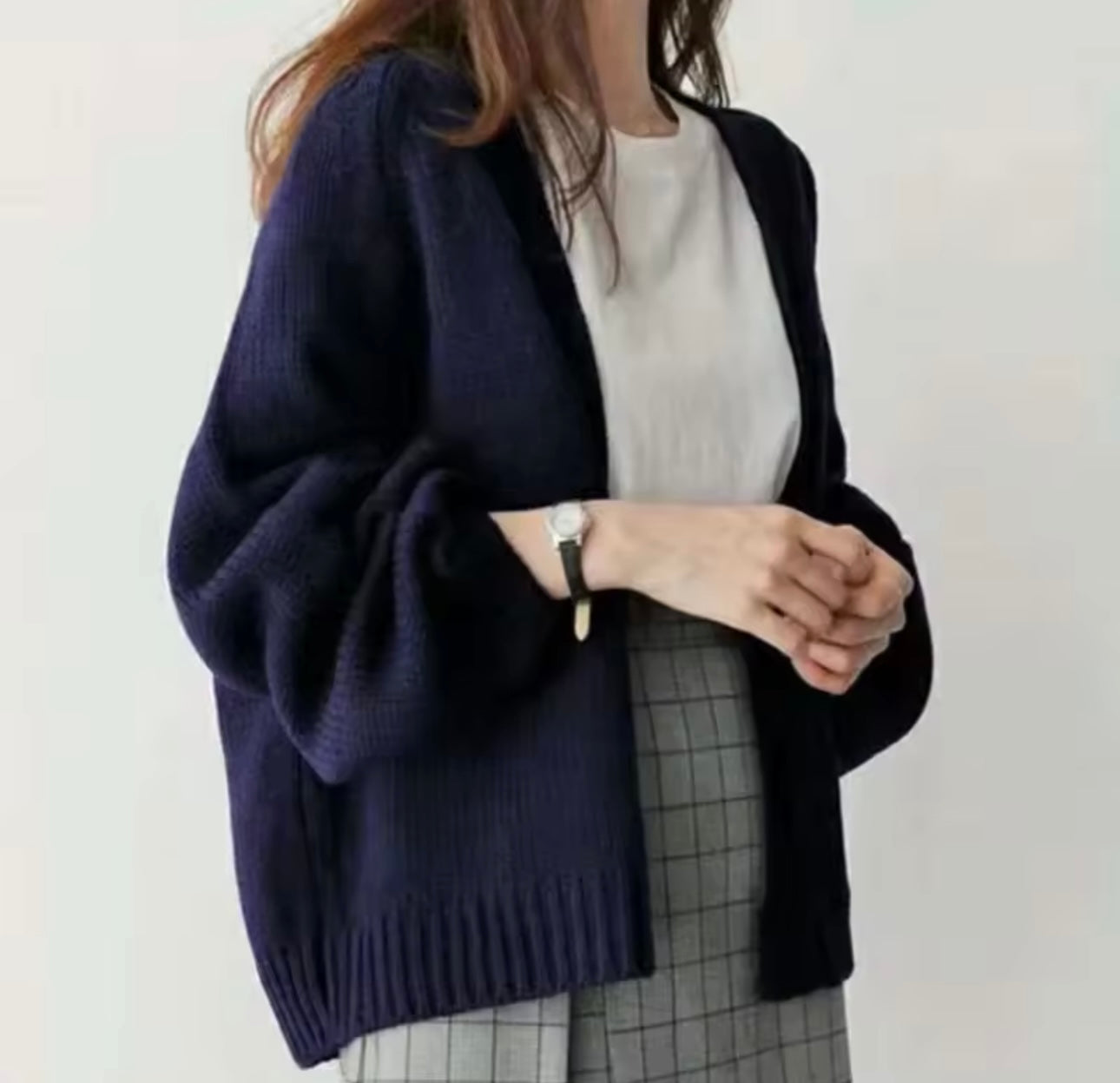 Winter open cardigan