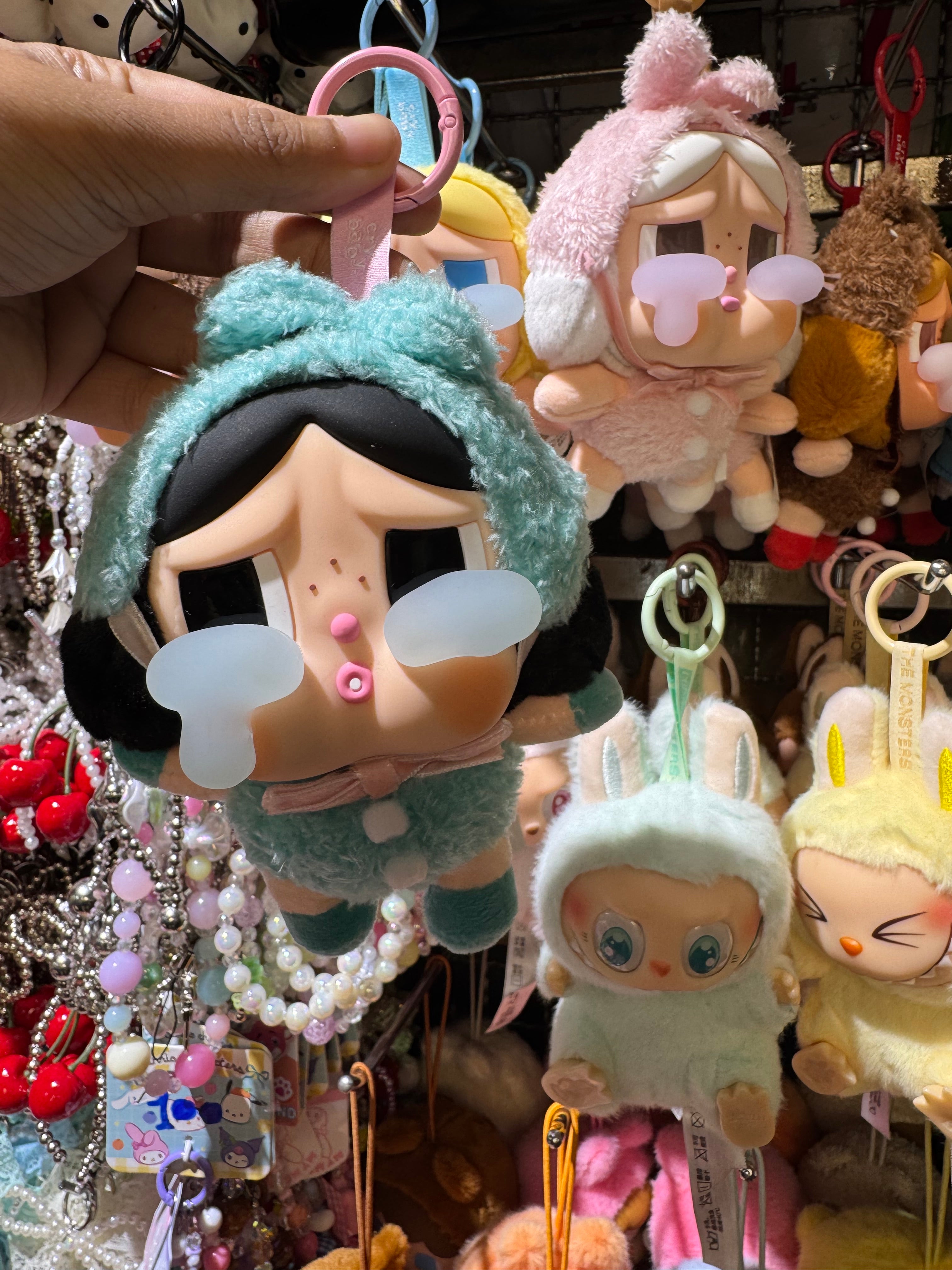 Labubu & Cry Baby bag charm /key charm