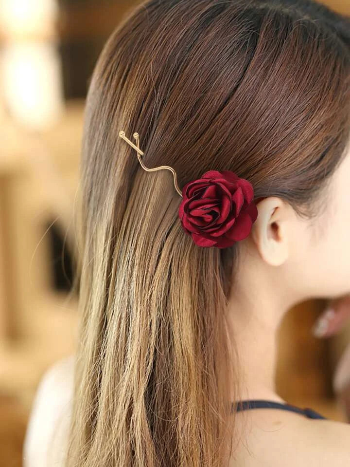 Rose Hair Clip