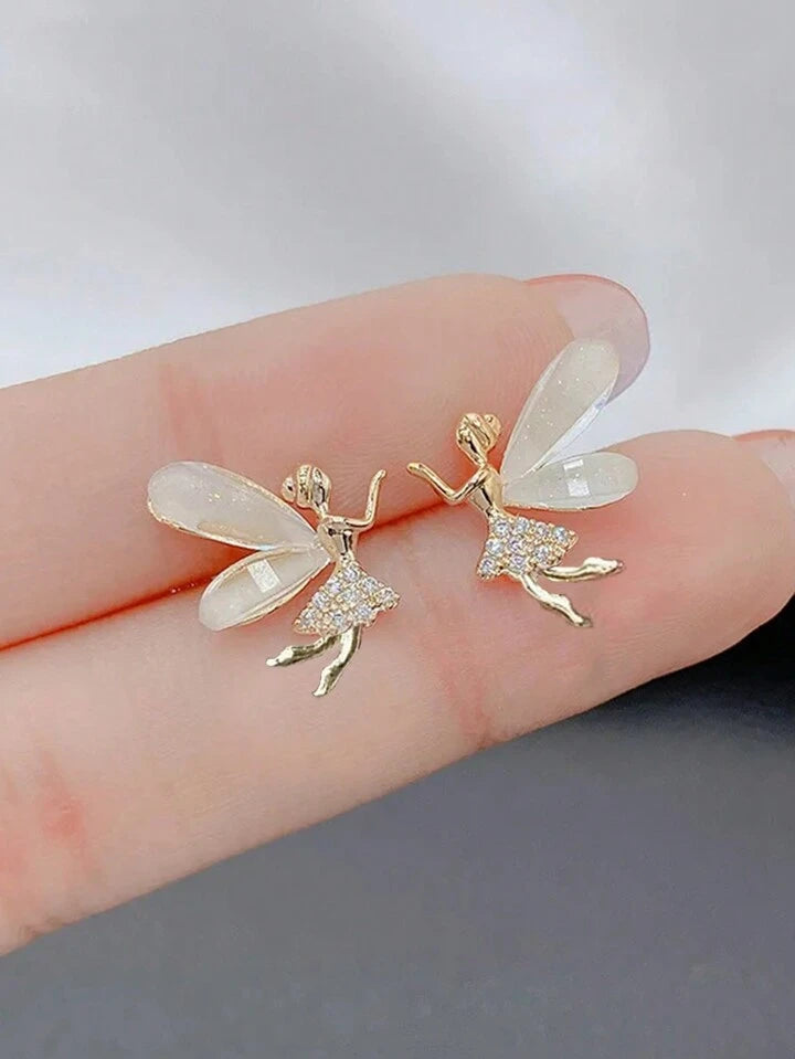 Angel earrings