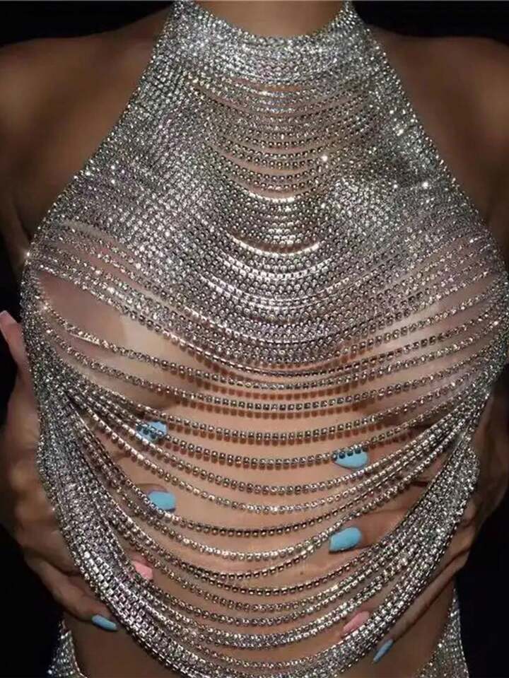 Rhinestone Body Chain