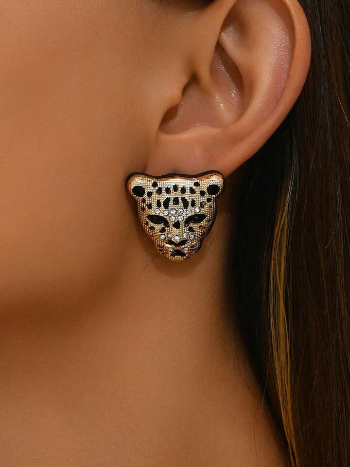 Leopard Earings