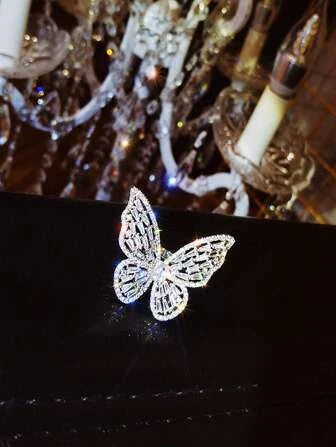 Butterfly Zircon Ring