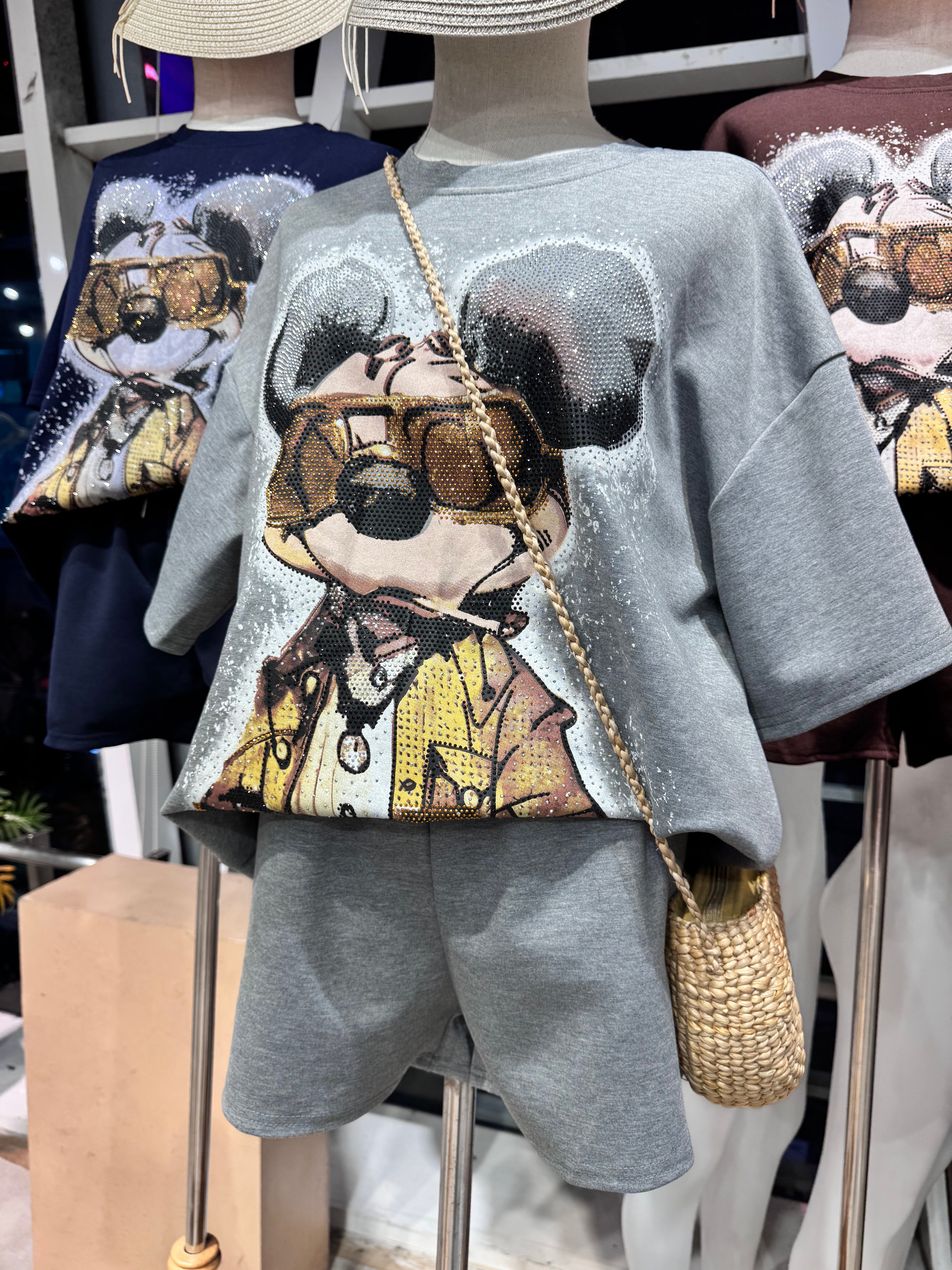 Mickey glitter set