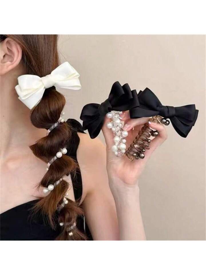 Bow hair rope