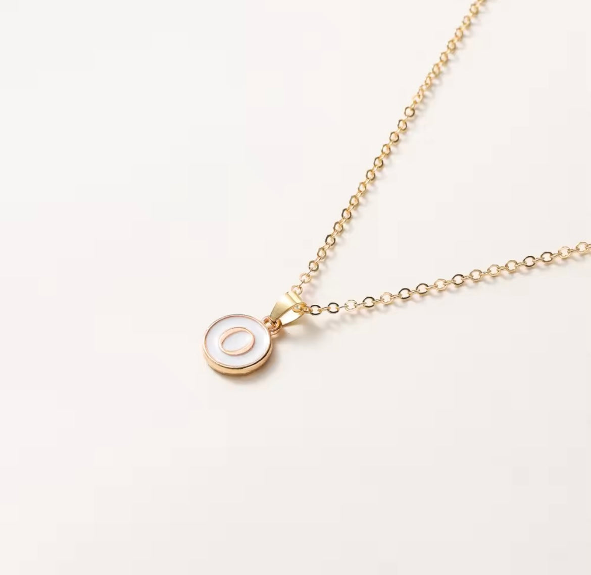 Letter Pendant Necklace