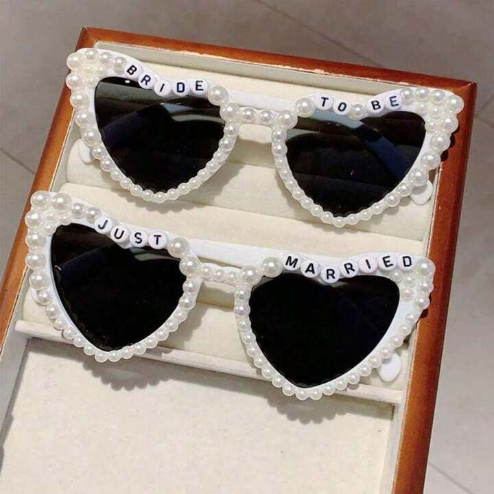 Pearl heart Sunglases