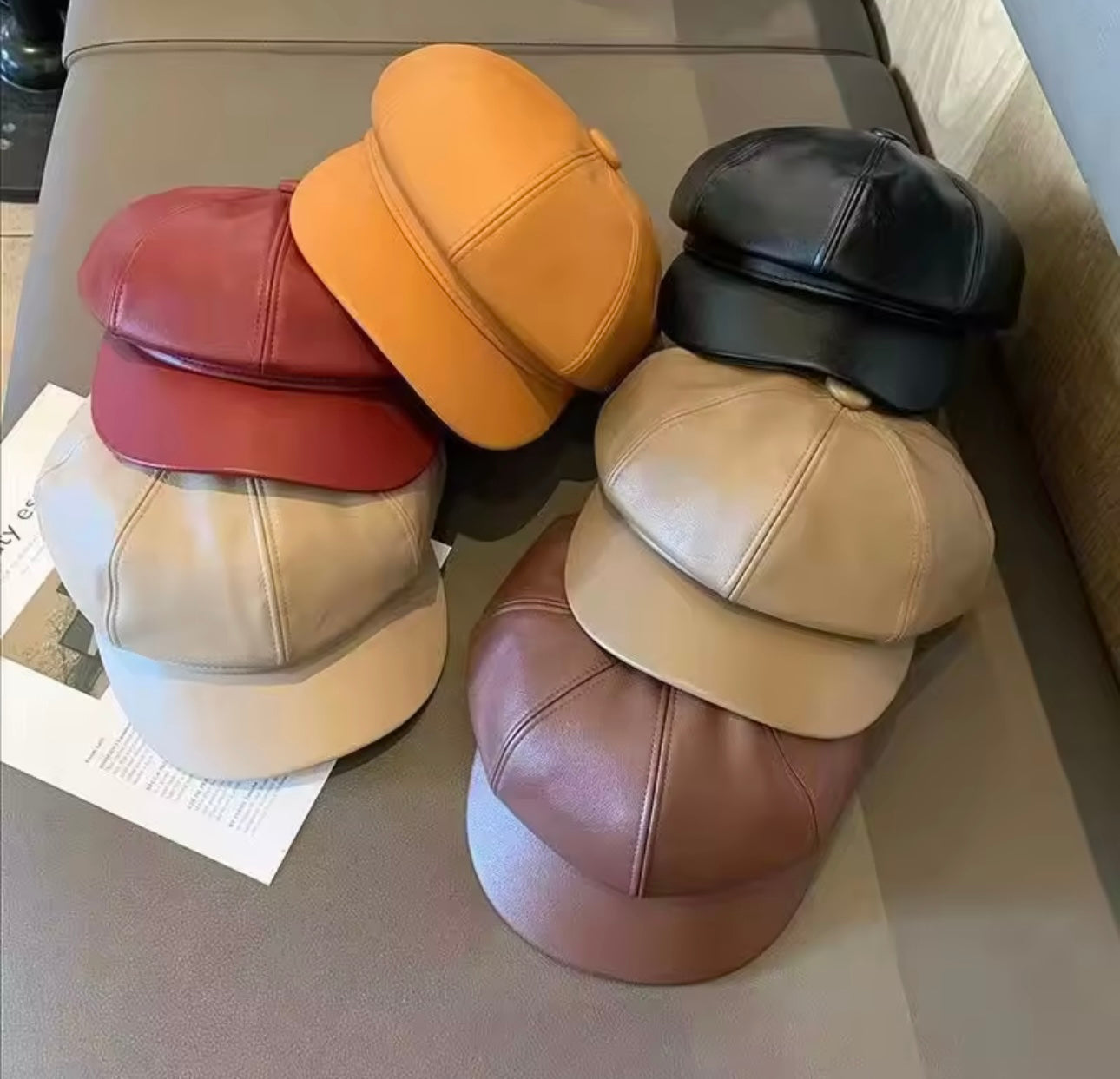 Leather Cap