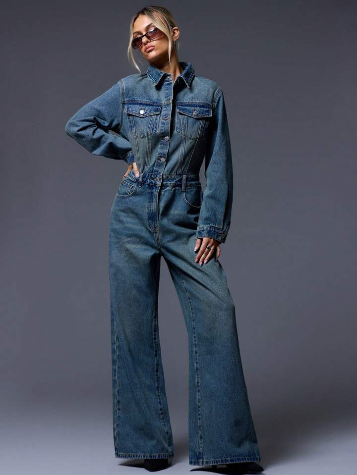 Denim Jumpsuit