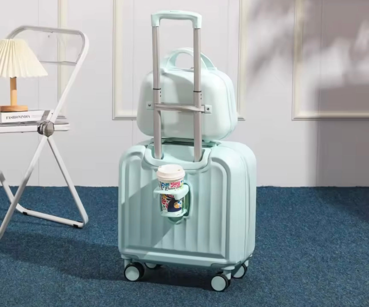 Vanity Luggage trolly (2pcc set)