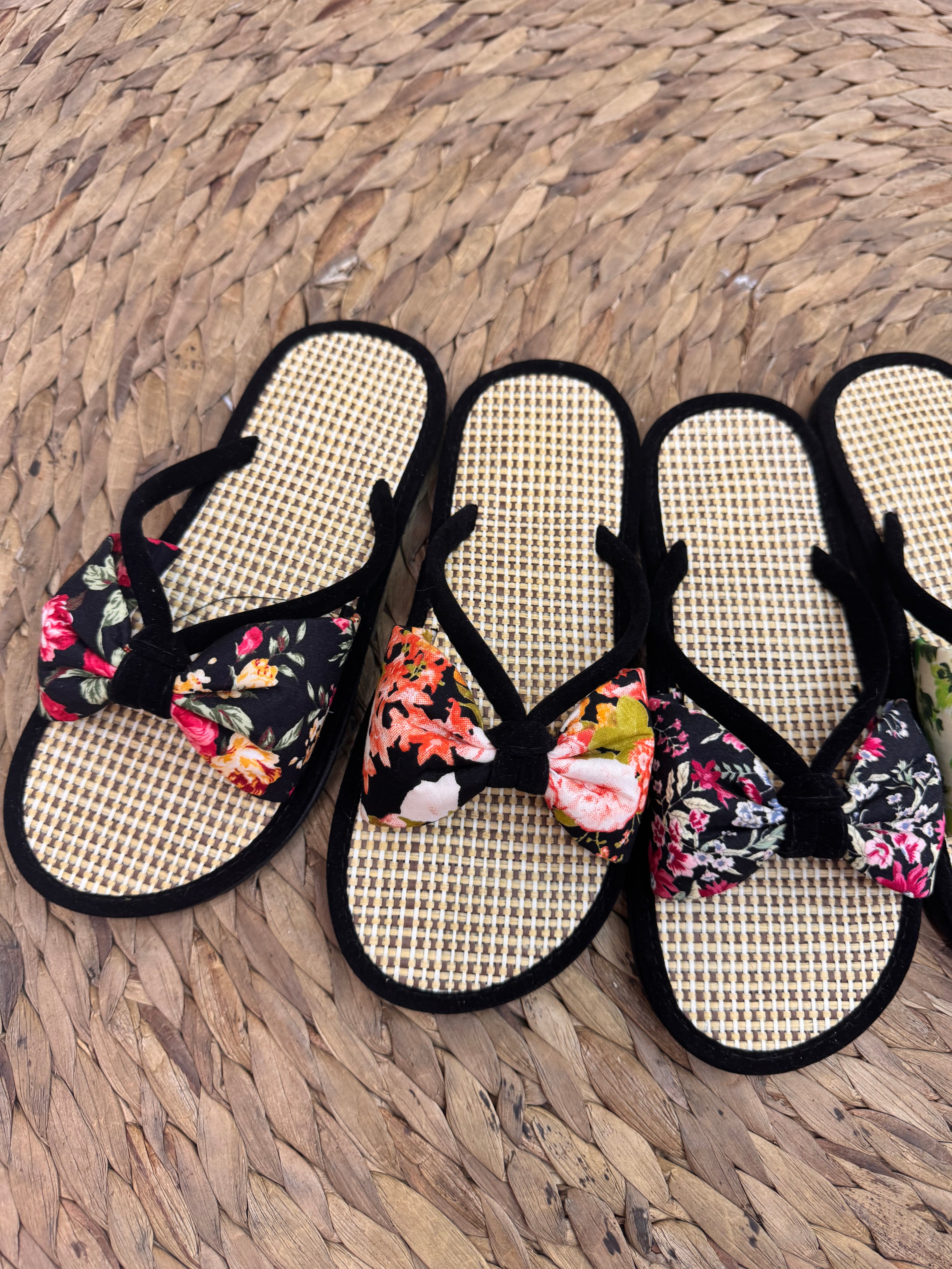 Floral beach flips