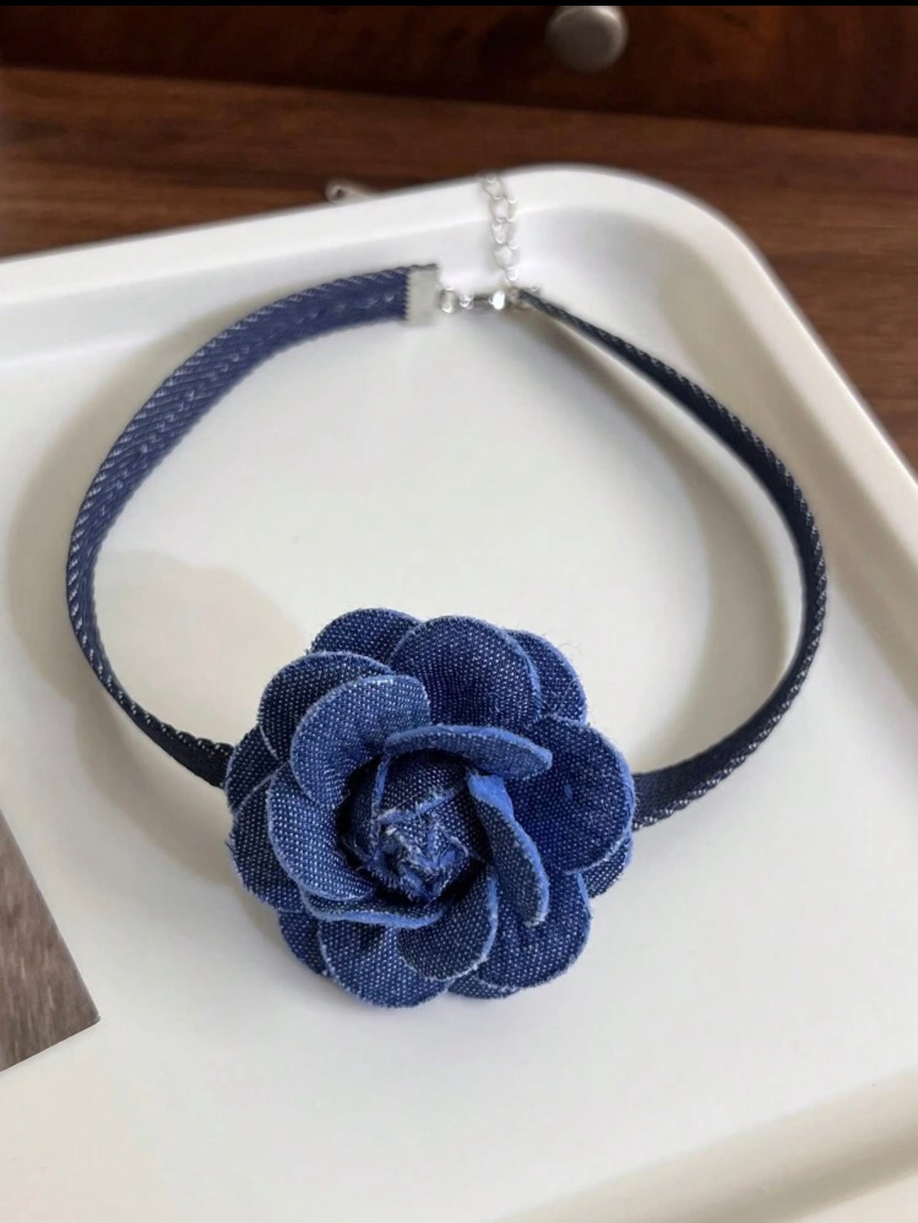 Denim Choker