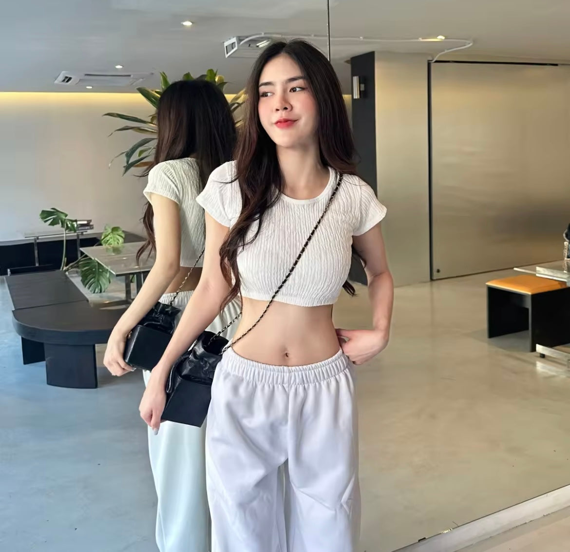 Mineral Water Crop Top